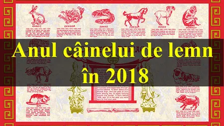 Horoscop CHINEZESC 2018. Ce aduce Anul Câinelui de Pământ pentru toate zodiile