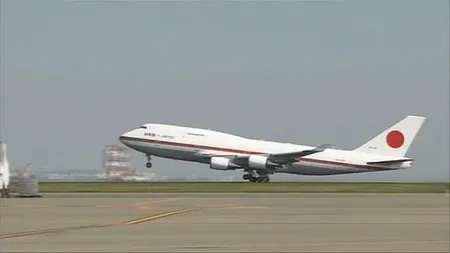 Avionul premierului nipon a pierdut o parte dintr-o aripă în timpul zborului