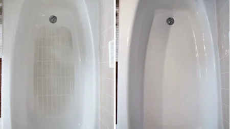 Şi-a curăţat cada în doar jumătate de oră cu patru ingrediente simple - Vei încerca şi tu imediat