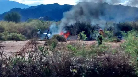 Elicopter prăbuşit, nu există supravieţuitori