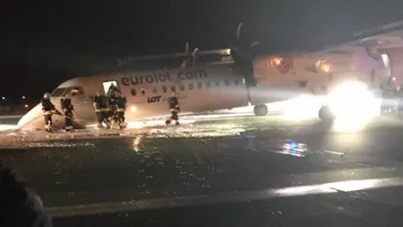 Avion de pasageri, aterizare 