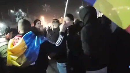 Protestul din Capitală de Ziua Micii Unirii s-a încheiat cu o Horă a Unirii