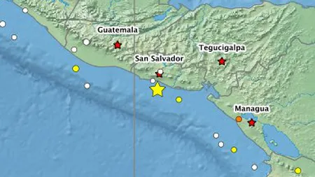 Cutremur puternic în El Salvador. Magnitudinea a fost de 5,8