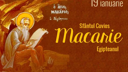 CALENDAR ORTODOX 19 IANUARIE 2018: Este celebrat sfântul înger în trup  şi făcător de minuni
