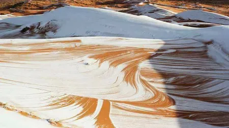 Ninge în Sahara. Două ţări din regiune au avut parte de un peisaj hibernal fermecător FOTO şi VIDEO