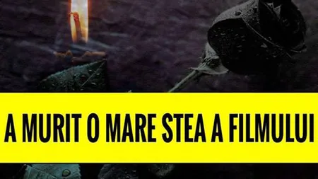 Un alt mare actor ne-a părăsit. A murit în propria casă, suferea de leucemie