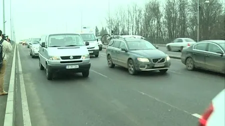 Aglomeraţie pe Valea Prahovei, trafic paralizat pe DN1