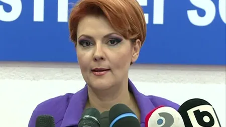 Lia Olguţa Vasilescu: Dublarea punctului de pensie se face în interiorul mandatului nostru