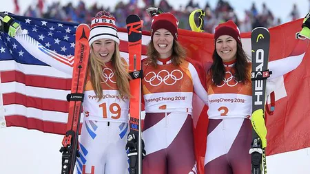 Jocurile Olimpice de iarnă 2018. Lindsay Vonn a eşuat în ultima cursă olimpică a carierei, Michelle Gisin a câştigat aurul la combinată