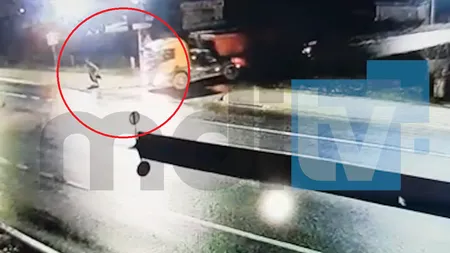 Biciclist accidentat mortal de la TIR pe DN7
