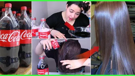 Ce se întâmplă dacă te speli pe păr cu Coca Cola