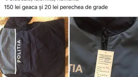 Poliţiştii îşi vând uniformele pentru a-şi putea plăti ratele şi facturile, afirmă un lider sindical