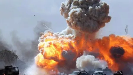 ATAC cu bombe cu dispersie, dispozitive incendiare cu napalm şi explozibili convenţionali, sunt cel puţin 75 de morţi