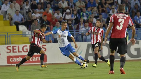 CSU CRAIOVA - DINAMO 1-0 în CUPA ROMÂNIEI. CSU Craiova - în semifinale, Dinamo - sezon RATAT