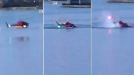 Un elicopter s-a prăbuşit, cinci pasageri au murit. Momentul catastrofei a fost filmat. VIDEO