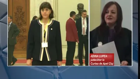Judecătoarea Adina Lupea: Laura Codruţa Kovesi poate fi inculpată. Pe mine nu mă intimidează ieşirile lui Kovesi