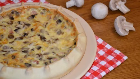 Quiche cu ciuperci