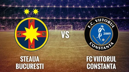 STEAUA - VIITORUL LIVE VIDEO ONLINE 2018. FCSB - VIITORUL CONSTANTA ONLINE STREAMING. Meci amânat pentru luni