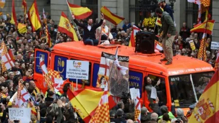 Manifestaţii la Barcelona pentru o regiune fictivă. Catalanii revendică 