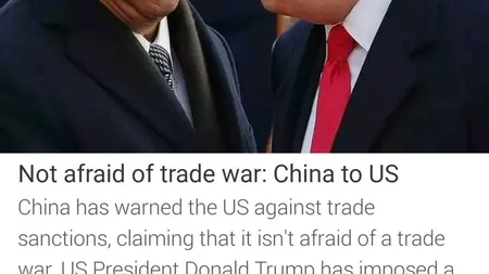 China răspunde dur sancţiunilor SUA. A publicat o primă listă cu 120 de produse americane care vor fi interzise