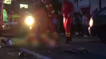 Accident grav în Piteşti. Un motociclist se zbate între viaţă şi moarte
