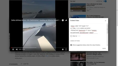 Imagini cu aterizarea de urgenţă în Atlanta a unui avion al companiei Delta Airlines VIDEO