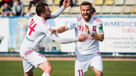 Hermannstadt - Gaz Metan 1-0 în prima manşă din semifinalele Cupei României VIDEO