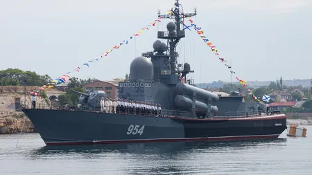 Rusia trimite în Siria o navă militară din Flota Mării Negre