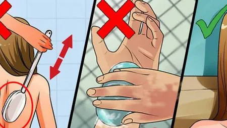 7 greșeli pe care le faci când faci duş. Numărul 5 îţi pune în pericol sănătatea