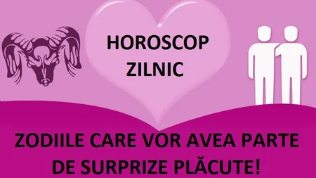 HOROSCOP 11 APRILIE 2018: O zi senină, plină de zâmbete, sa vremea de afară. pentru cine se adună nori de furtună. Previziuni complete