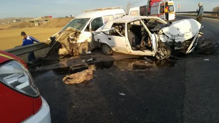 Accident în misiune la Iaşi, doi poliţişti au fost răniţi