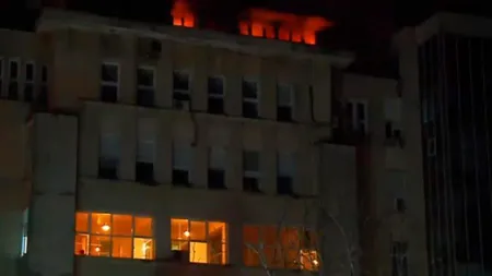 Incendiul de la Institutul de Boli Cardiovasculare din Iaşi: Un pacient care a fost mutat la alt spital a murit