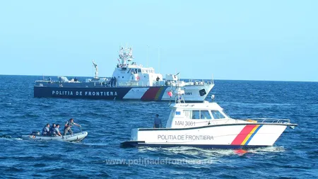 Pescador turcesc, prins la braconaj în Marea Neagră. Poliţiştii de frontieră au tras focuri de armă pentru oprirea ambarcaţiunii