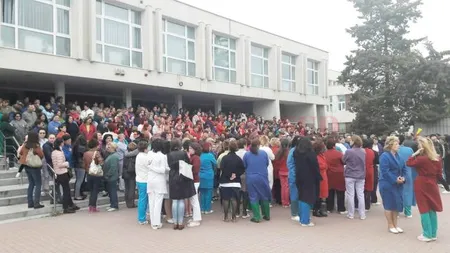 Noi proteste ale angajaţilor din Sănătate, din cauza sporurilor