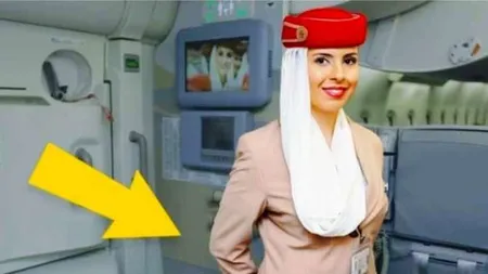 De ce toate stewardesele ţin mâinile la spate când întâmpină pasagerii în avion