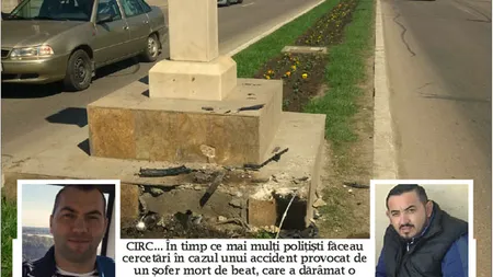 Poliţist bătut de un şofer beat