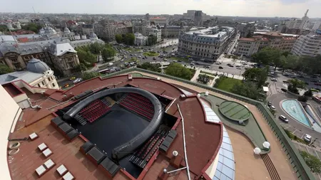 Sala Amfiteatru, de pe acoperişul Teatrului Naţional, inaugurată cu spectacolul Magic Naţional