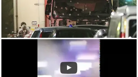 ATAC cu vehicul capcană, şoferul vehiculului a reuşit să fugă după ce a intrat în mulţime