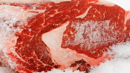 ANSVSA a dat amenzi de aproape 200.000 de lei într-o acţiune de control care a vizat carnea congelată