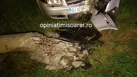 Un bărbat din Timişoara şi-a ucis soţia în vârstă de 26 de ani, apoi a încercat să se sinucidă intrând cu maşina într-un stâlp