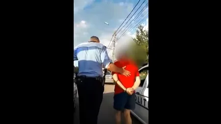 Profesor, scandal cu poliţia în stradă VIDEO