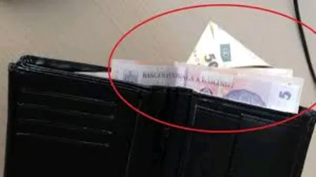 GENIAL! Ce se întâmplă dacă ţii o bancnotă împăturită triunghi în portofel