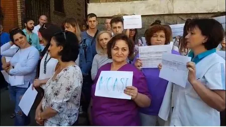 Protest la Spitalul Judeţean de Urgenţă Cluj Napoca. Angajaţii cer demisia conducerii