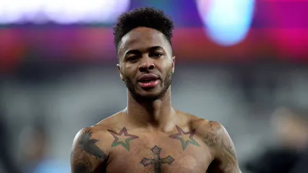 Raheem Sterling în centrul unui scandal uriaş din cauza ultimului său tatuaj. 