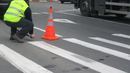 Soţ şi soţie, loviţi pe o trecere de pietoni din Focşani