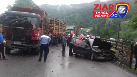 Accident grav în Neamţ. O persoană a murit