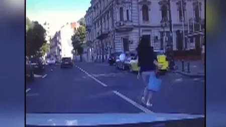Tănără lovită de scuter în centrul Capitalei