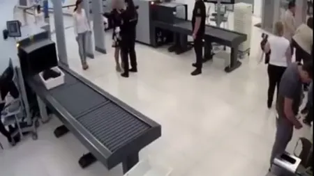 Tănără mămică, reţinută pe aeroport pentru proxenetism VIDEO