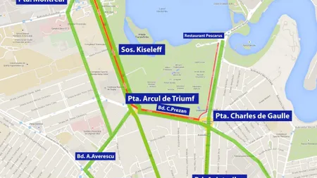 Restricţii de circulaţie în Capitală. Pe unde nu se circulă şi rute ocolitoare