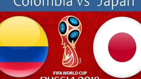 COLUMBIA - JAPONIA LIVE VIDEO ONLINE STREAMING TVR: 1-2 Confruntarea continentelor la CM 2018